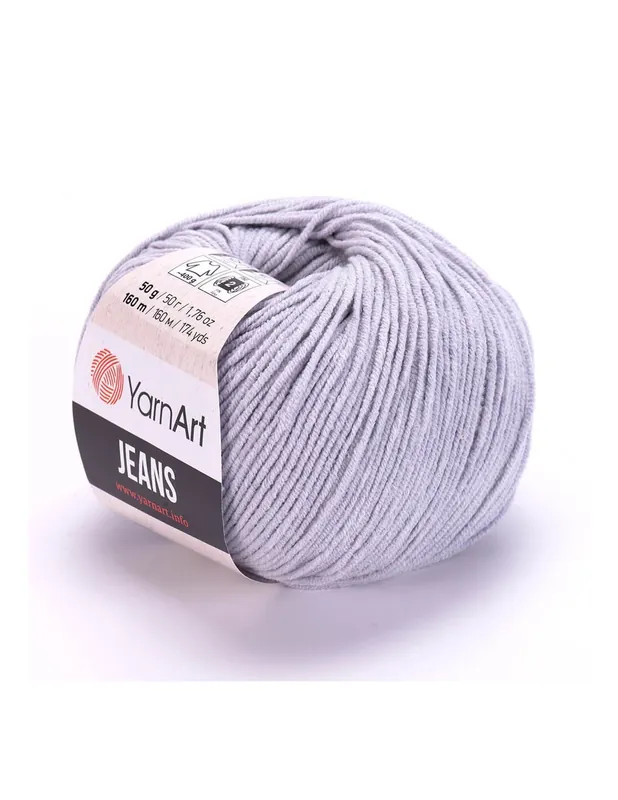 Na stanie - Włóczka Jeans 80 jasnoszary