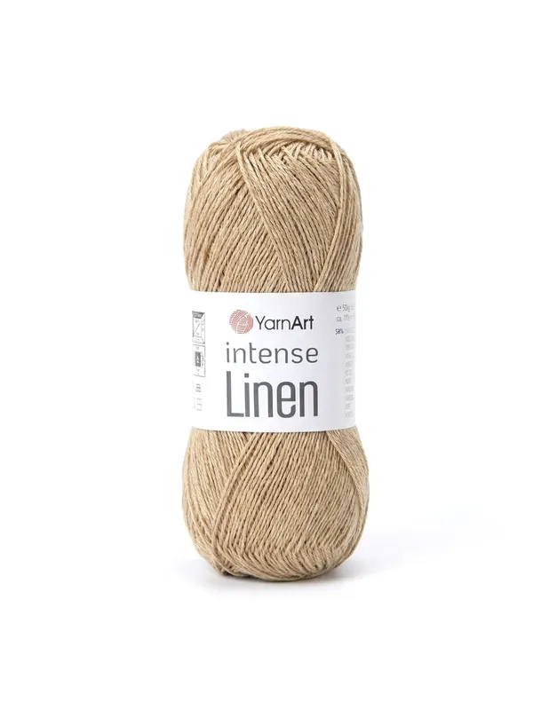 Cena po obniżce - Włóczka intense Linen beżowa