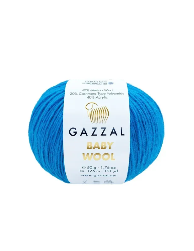 Włóczka Baby Wool 830 chabrowa | W sprzedaży