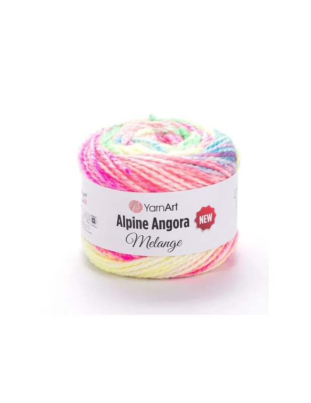 Ograniczona ilość | Włóczka Alpine Angora Melange 6416