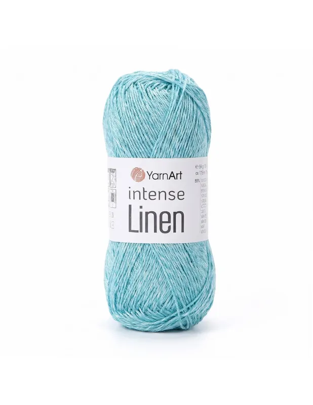 Włóczka intense Linen błękitna | Cena producenta