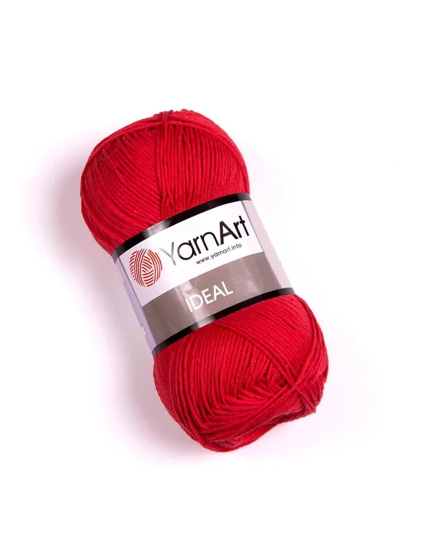 Produkt premium | Włóczka Ideal czerwona 237