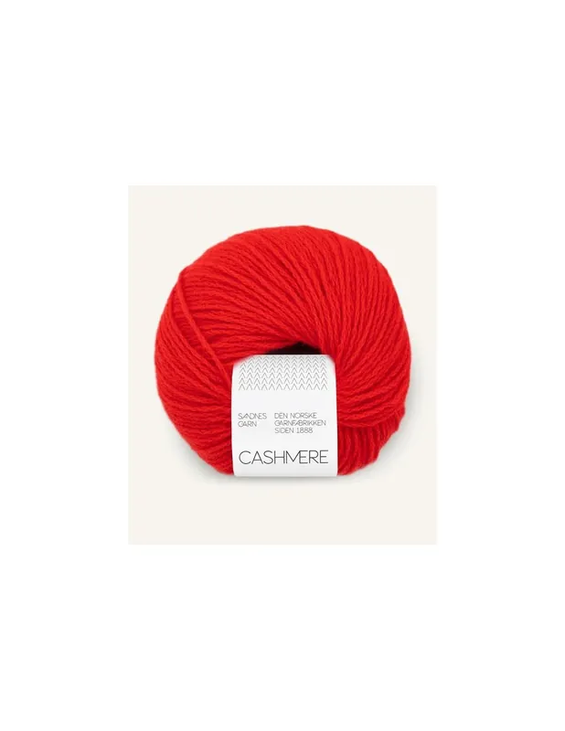 Kup dziś | Włóczka Cashmere czerwona szkarłana