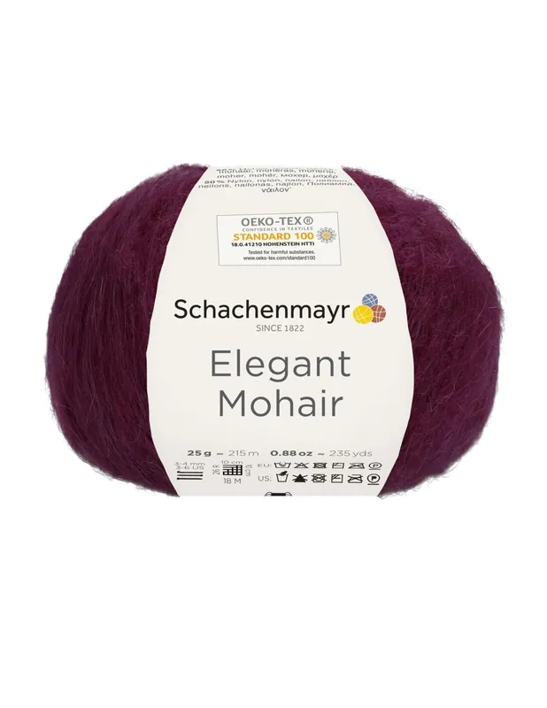 Włóczka Elegant Mohair jeżyna | Ograniczona dostępność