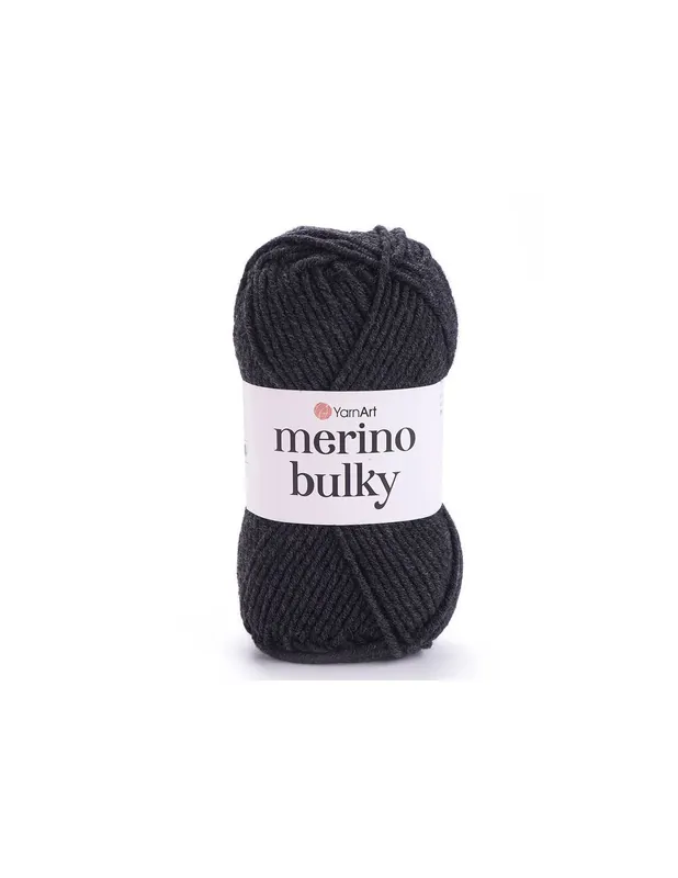 Zapasy na wyczerpaniu | Włóczka Merino Bulky 359 antracyt