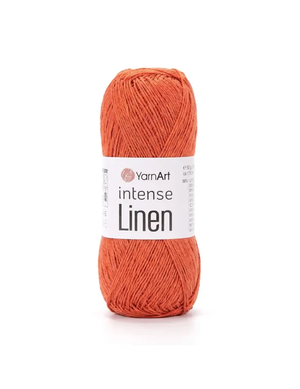 Zamów dziś | Włóczka intense Linen pomarańczowa