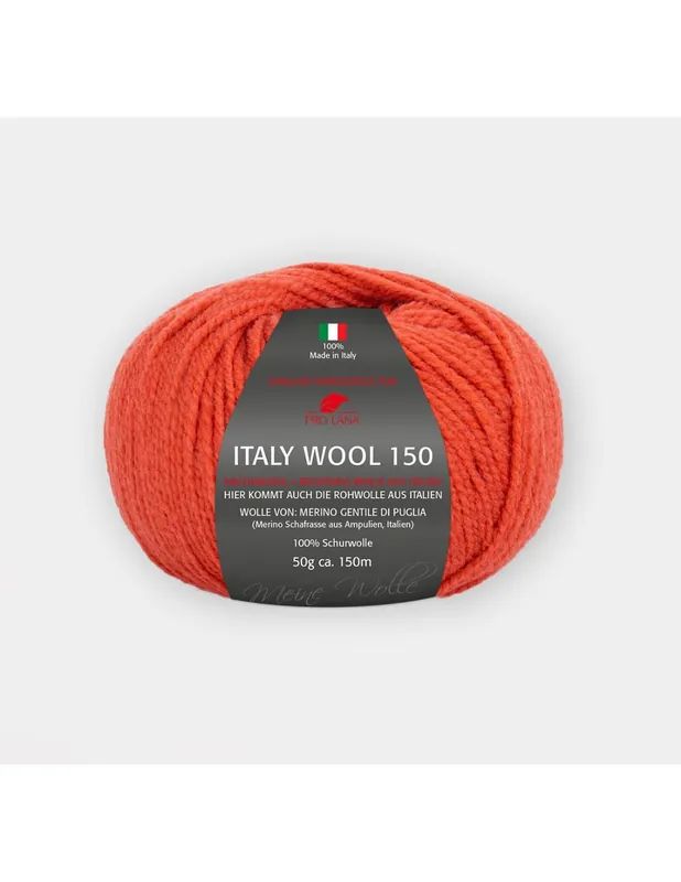 Ulubieniec klientów - Włóczka Italy Wool 150 ceglasta