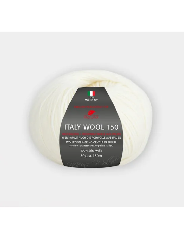 Top produkt - Włóczka Italy Wool 150 biała