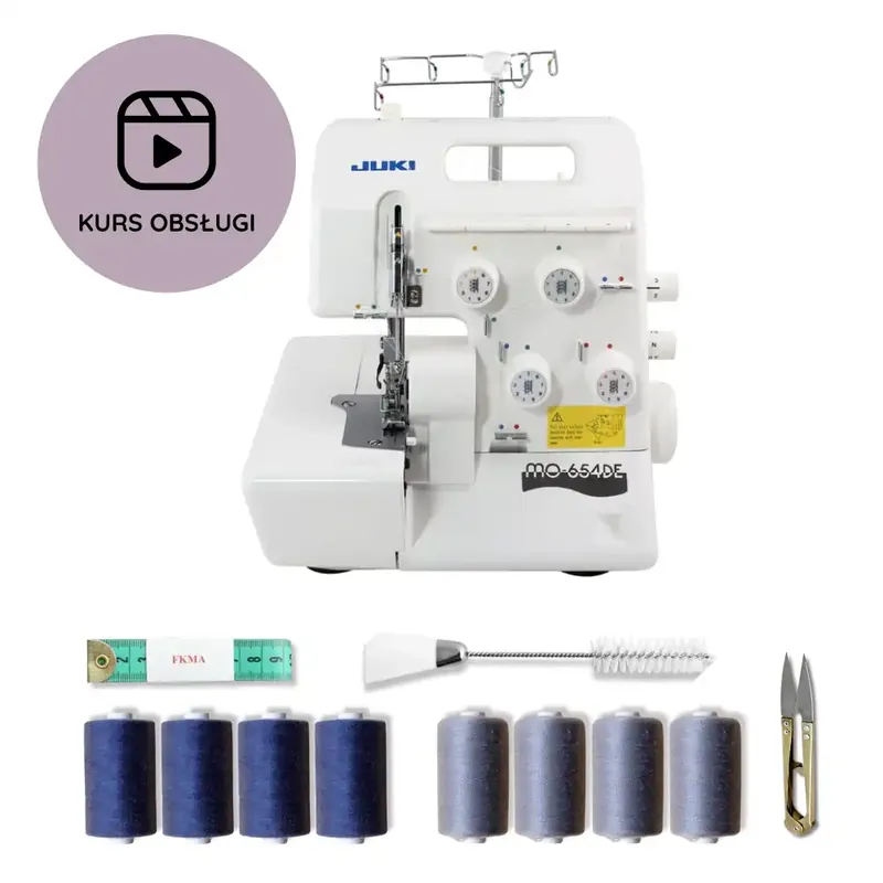 Overlock Juki MO-654DE + KURS obsługi + GRATISY | Cena fabryczna