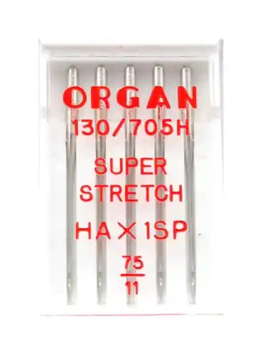 3011 Igły półpłaskie Organ Super Stretch do dzianin 75 - Hit sprzedaży
